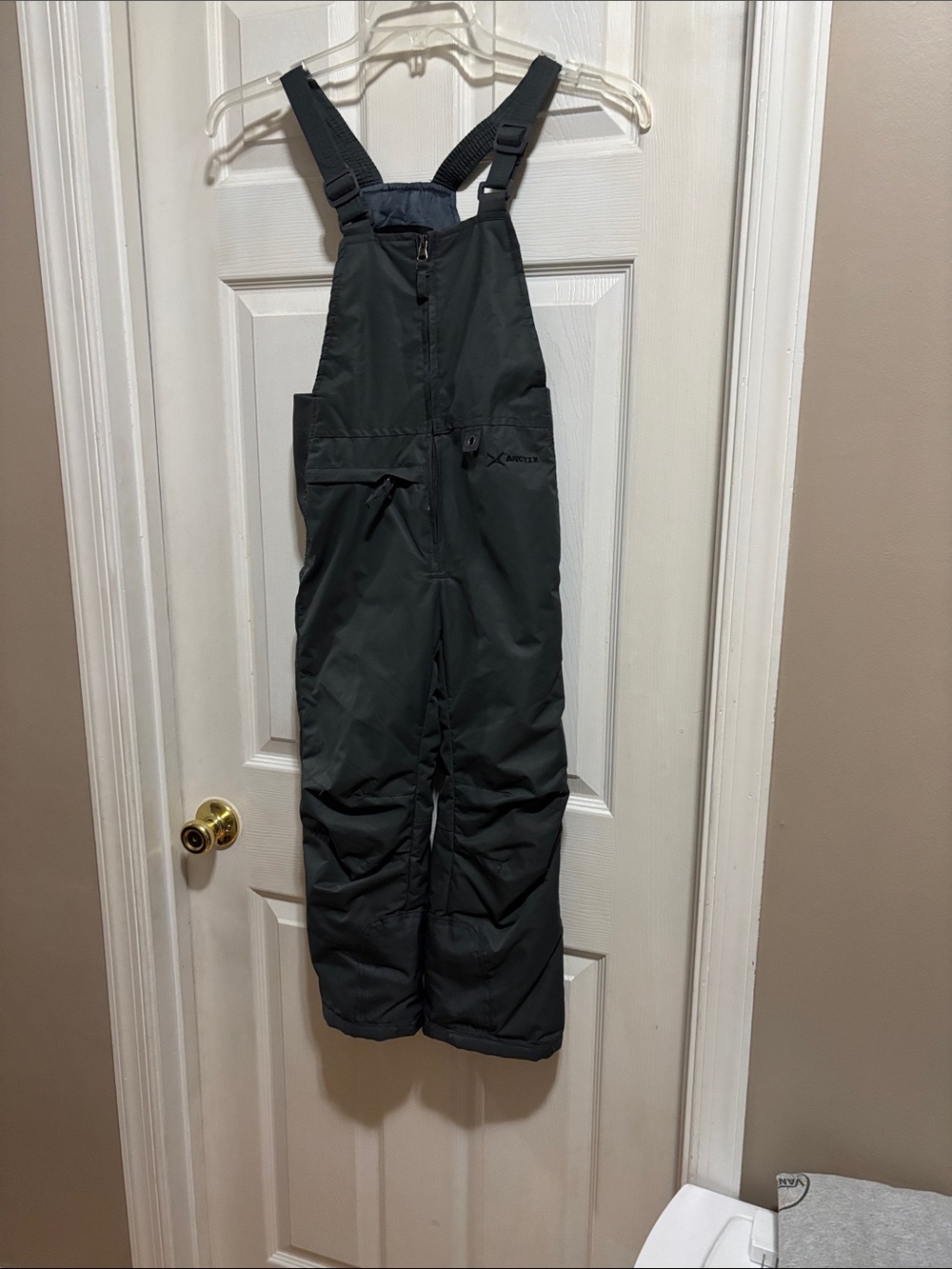 Arctix Gray Padded Snow Overalls